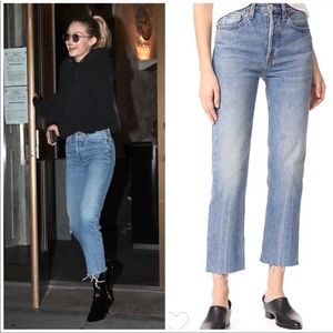 RE/DONE Originals Crawford Rigid Raw Hem Jeans